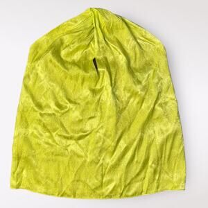 River Island citrus satin tube top Keyhole neck Size US 8‎